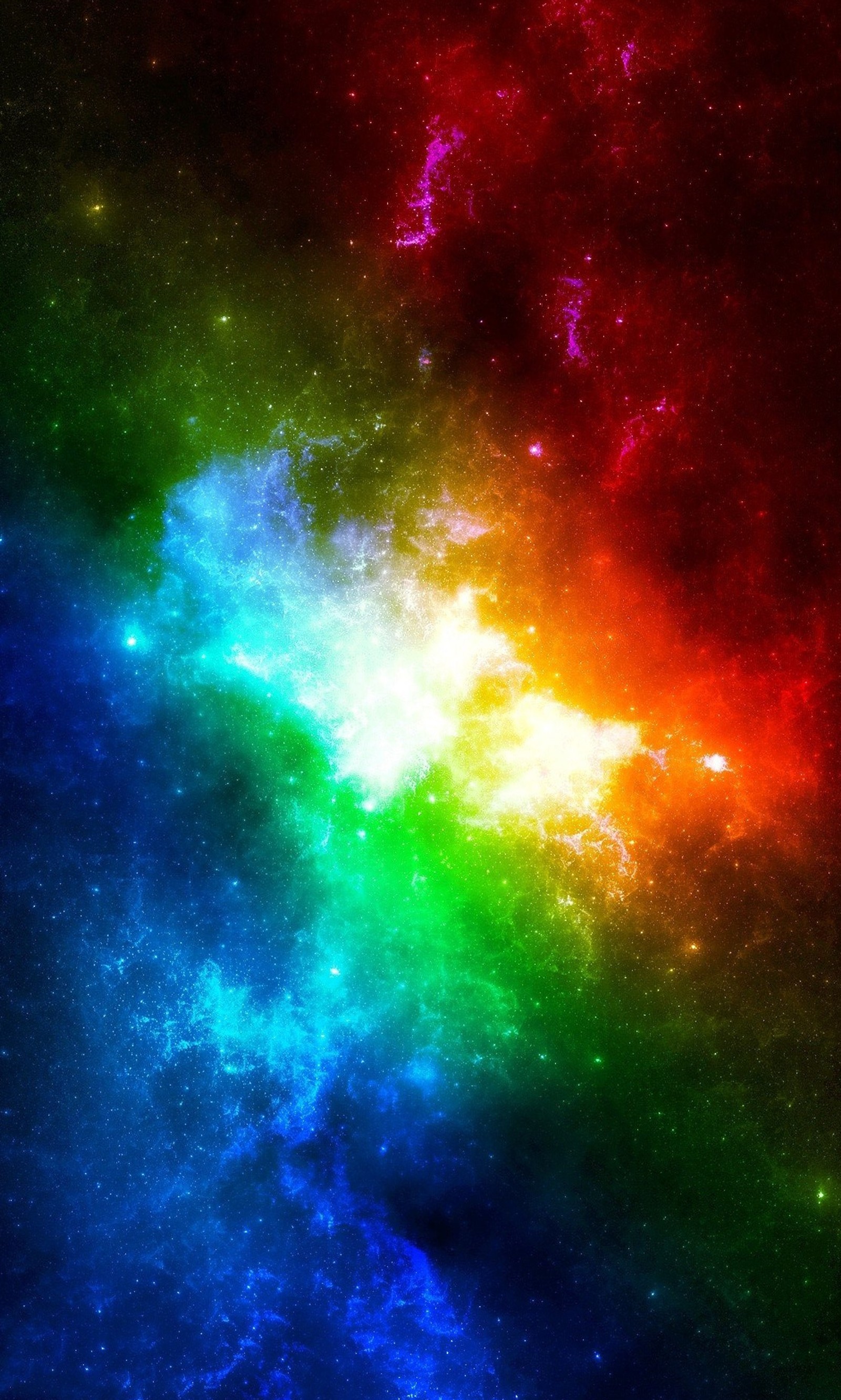 colorful, galaxy, rainbow, space wallpaper