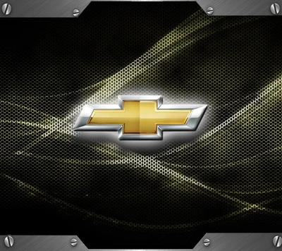 Chevrolet Logo on a Metallic Background