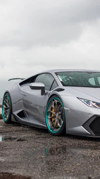 voiture, huracan lamborghini, jantes