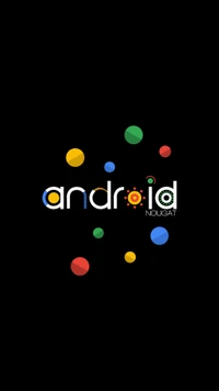 абстракция, android, цветной, google, нуга