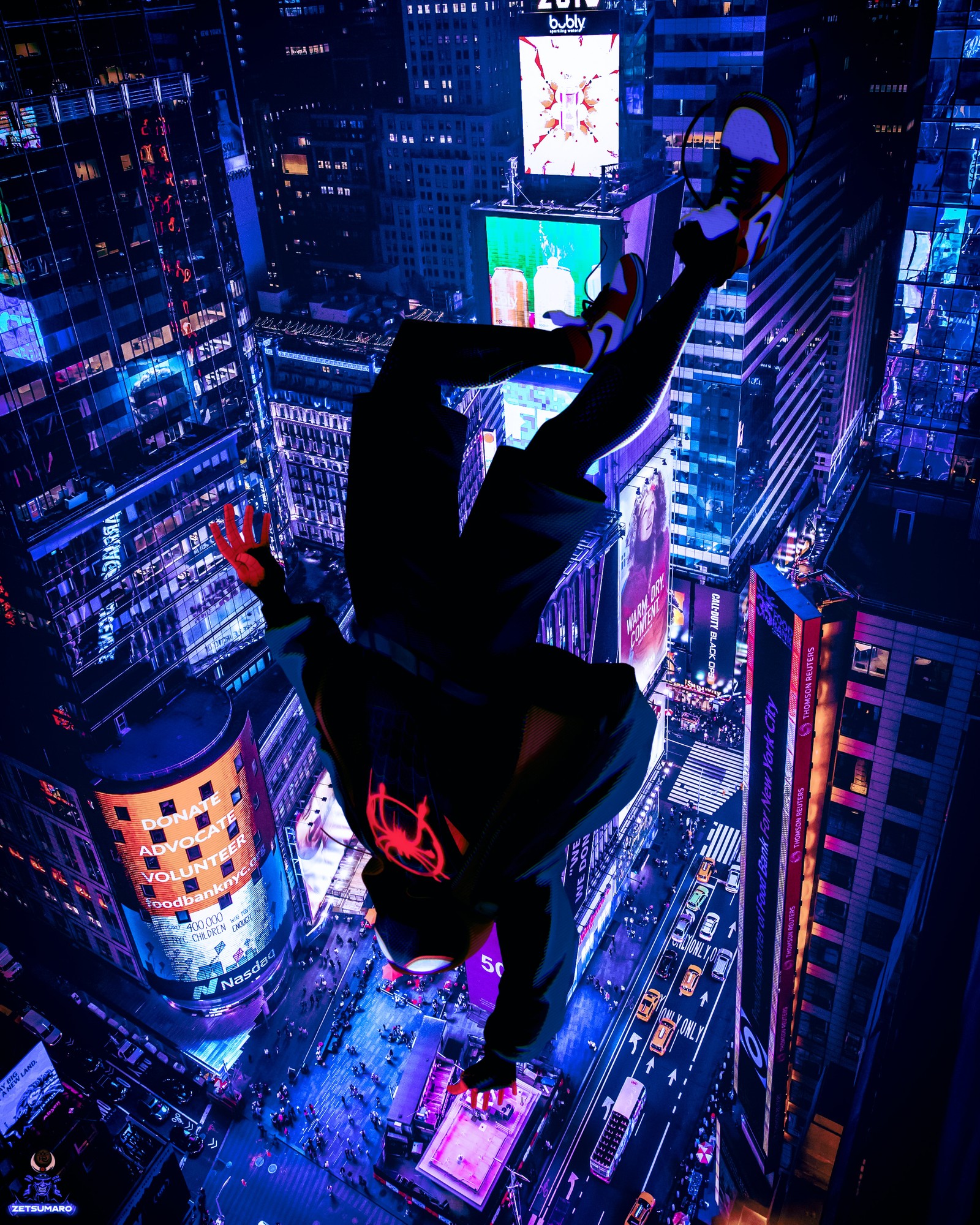 Скачать обои в паучьем измерении, into the spider verse, мили, майлз моралес, miles morales