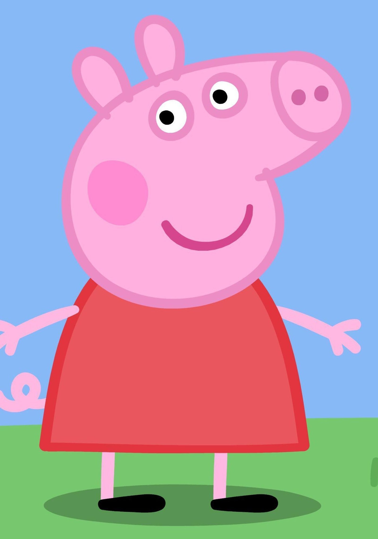 Скачать обои пеппа, peppa, свинка пеппа, peppa pig, свинья