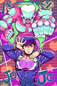 As aventuras bizarras de JoJo: Higashikata e Doru em ação