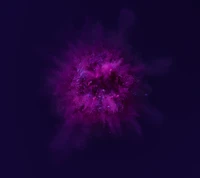 Explosion violette vibrante