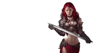 fantasy, illustration, woman warrior, character, warrior wallpaper