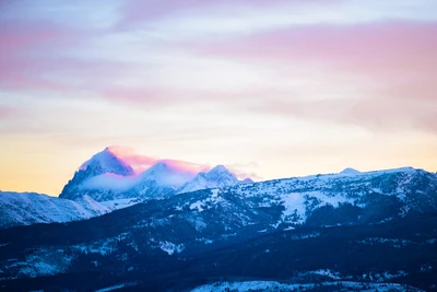 glacial landform, landform, mount scenery, mountain range, sky