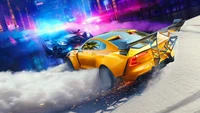 Persecución de drift a alta velocidad en Need for Speed Heat