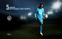 soccer player, blue, advertising wallpaper