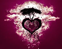 heart, pink, love, graphic design, purple