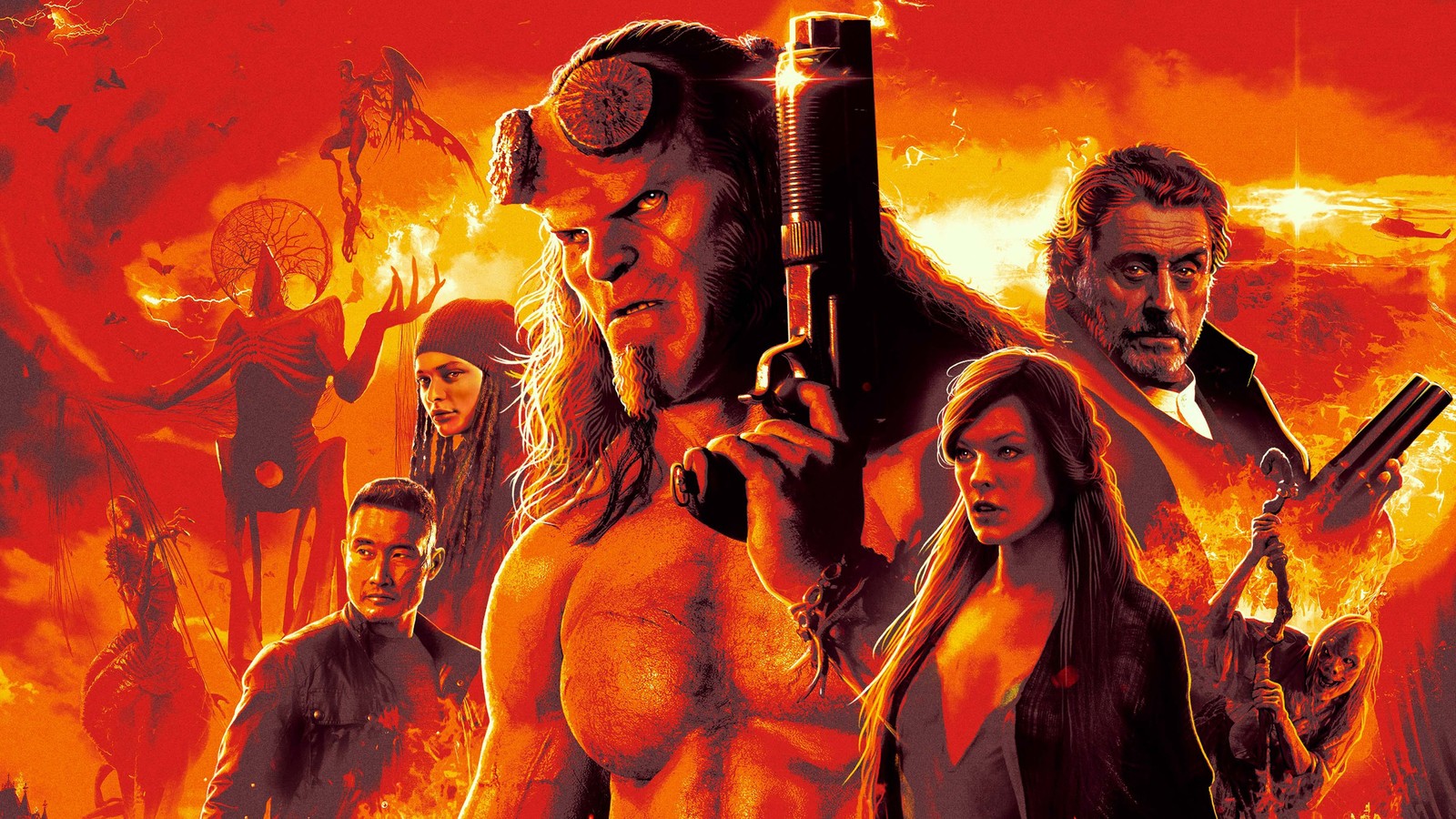 Hellboy y el escuadrón del infierno (hellboy 2019, película, hellboy, nimue)