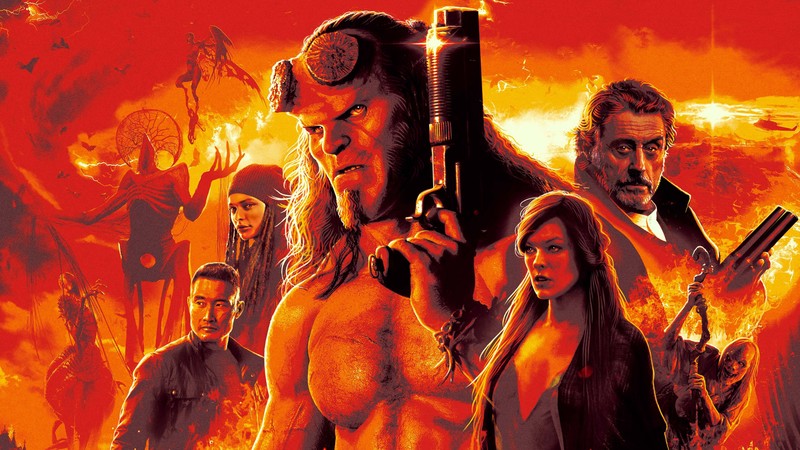 Хеллбой и адская команда (хеллбой 2019, hellboy 2019, фильм, хеллбой, hellboy)