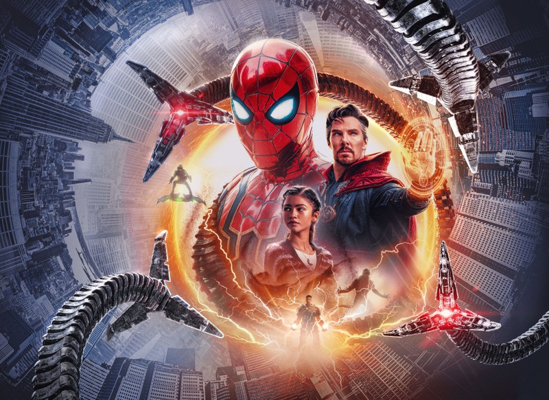 Человек-паук далеко от дома (человек паук нет пути домой, spider man no way home, 8k, доктор стрэндж, doctor strange)