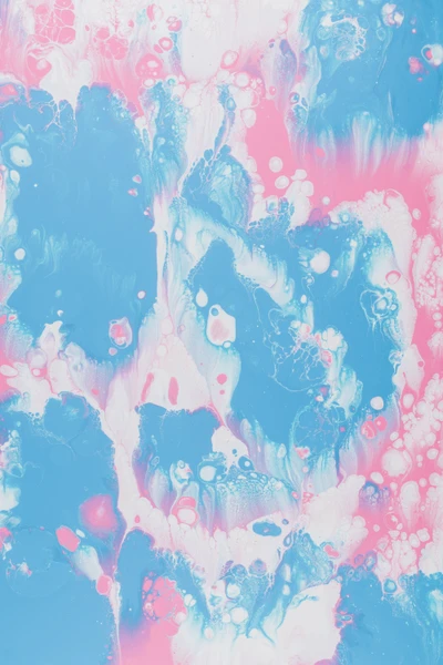 Padrão abstrato de aquarela azul e rosa fluido