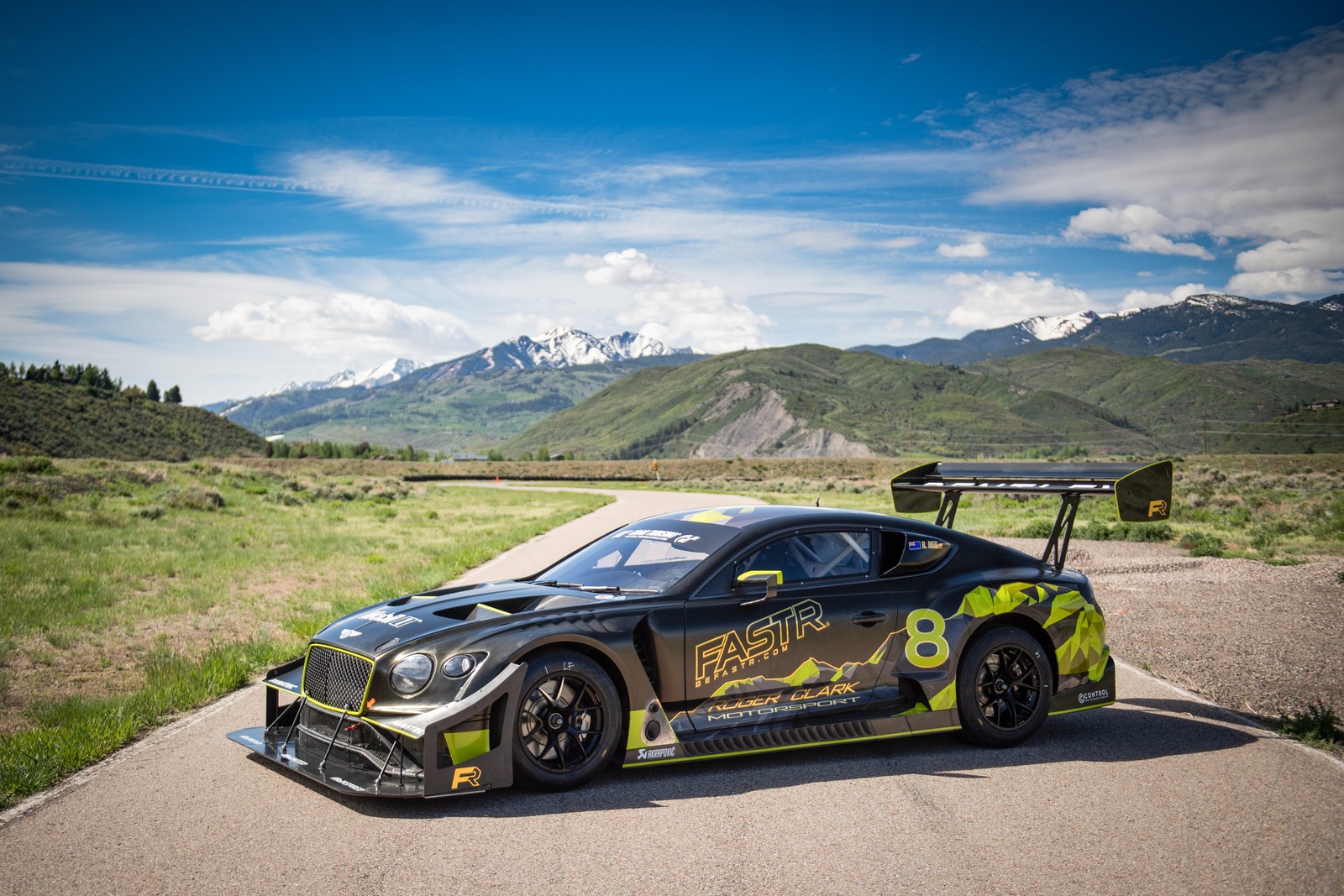 Скачать обои бентли континенталь gt3, 5k, пиковая вершина, pikes peak, 2021