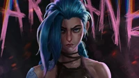 Jinx aus Arcane: Ein kühner und ungehorsamer Ikone des Chaos