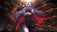 irelia, nightbringer, league of legends, lol, video game wallpaper