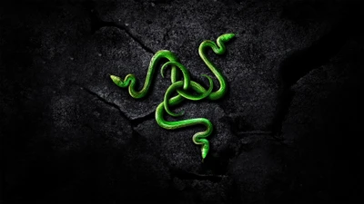 razer, логотип, змея