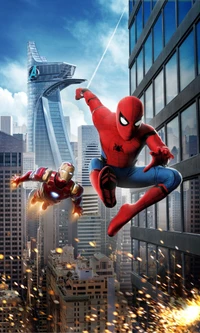 Spider-Man and Iron Man Swing Into Action: Avengers Unite