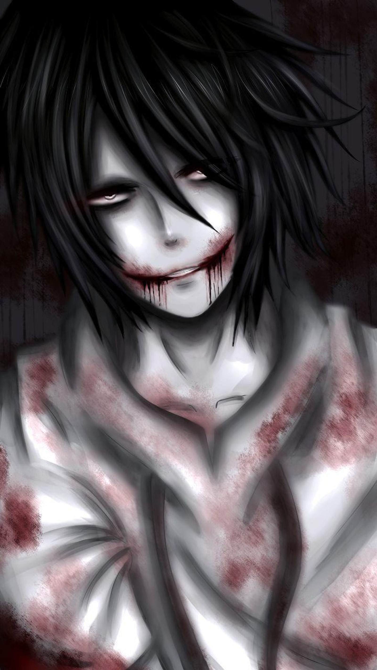 Baixar papel de parede creepypasta, sorridente