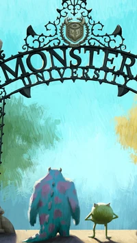 monster, monster university, university wallpaper