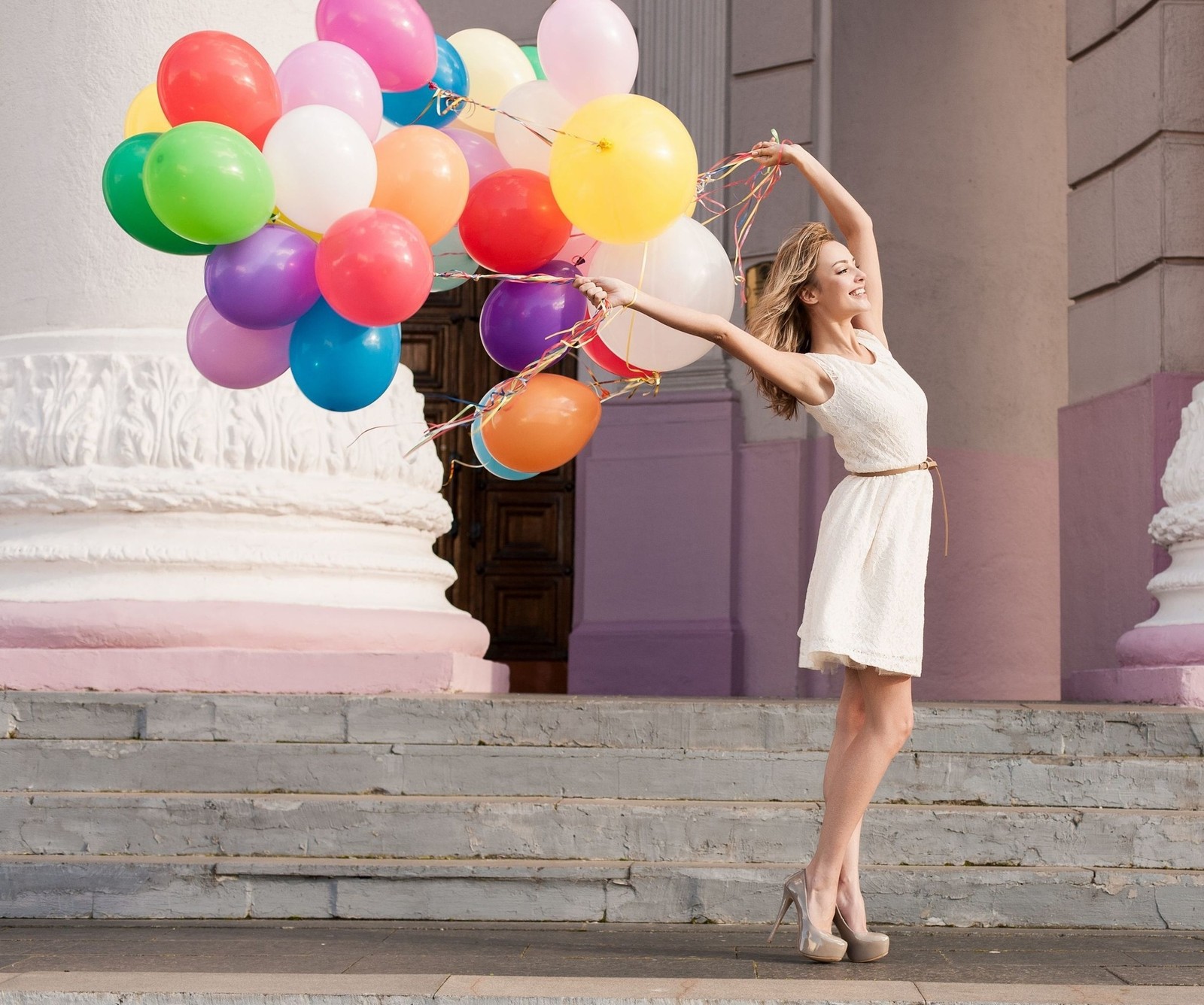 2013, balloon, cool, cute, girl wallpaper