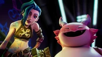 Jinx et Teemo : Duo Dynamique dans Teamfight Tactics