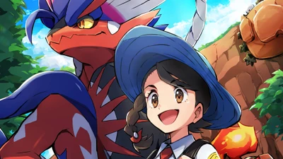 pokemon scarlet and violet, видеоигра, pokemon, корайдон, koraidon