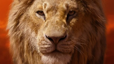 Majestic close-up of a lion, embodying the spirit of "The Lion King.