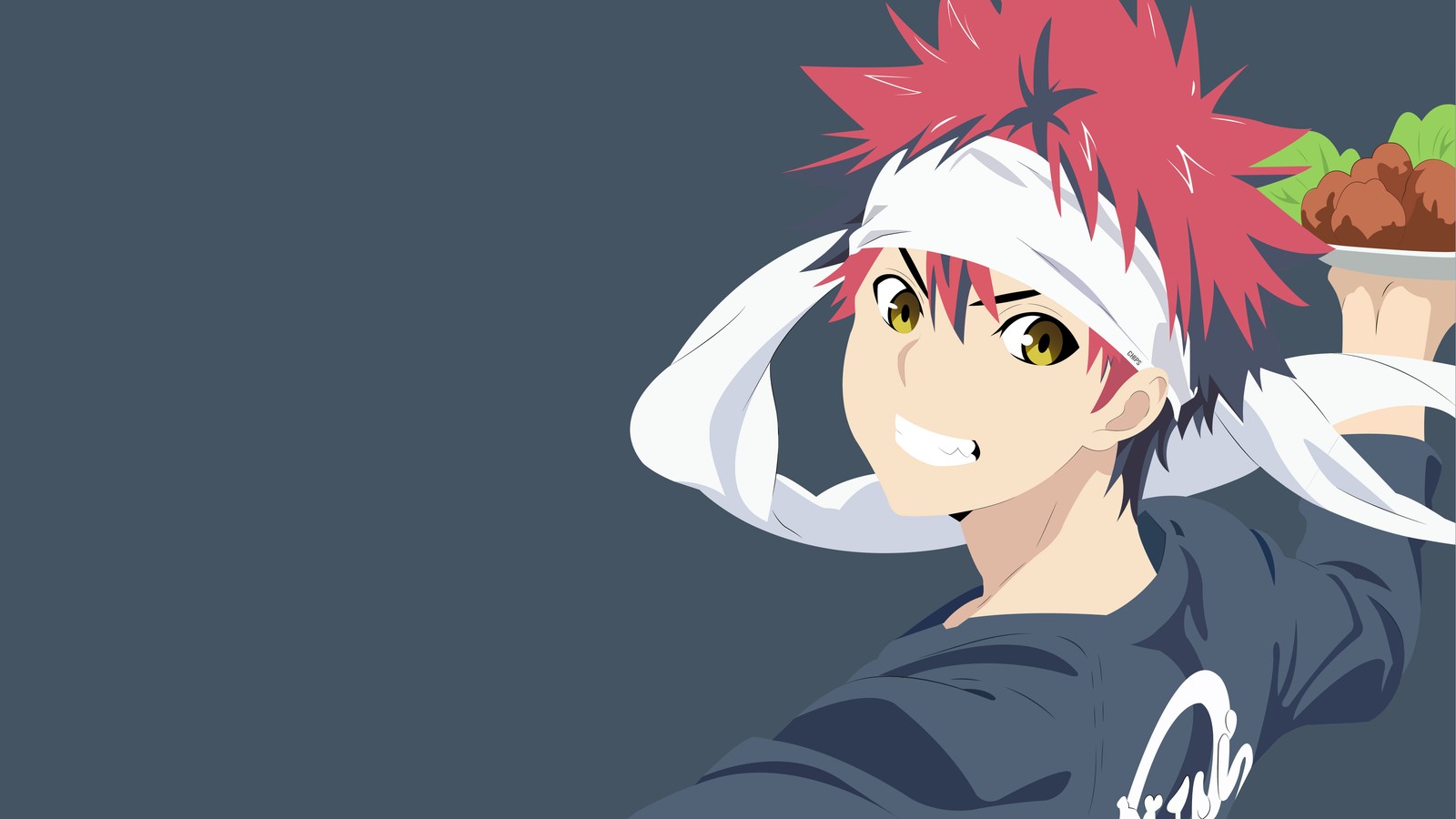 soma yukihira, food wars, shokugeki no soma, 食戟のソーマ, anime wallpaper