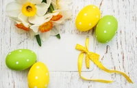 easter egg, easter bunny, holiday, flower, yellow