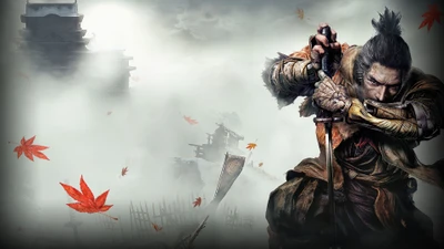 Эпическая дуэль среди осенних листьев в Sekiro: Shadows Die Twice