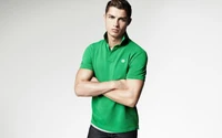 cristiano ronaldo, реал мадрид, зелёный, одежда, polo shirt