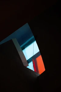 Colorful Architectural Light Play Through Windows