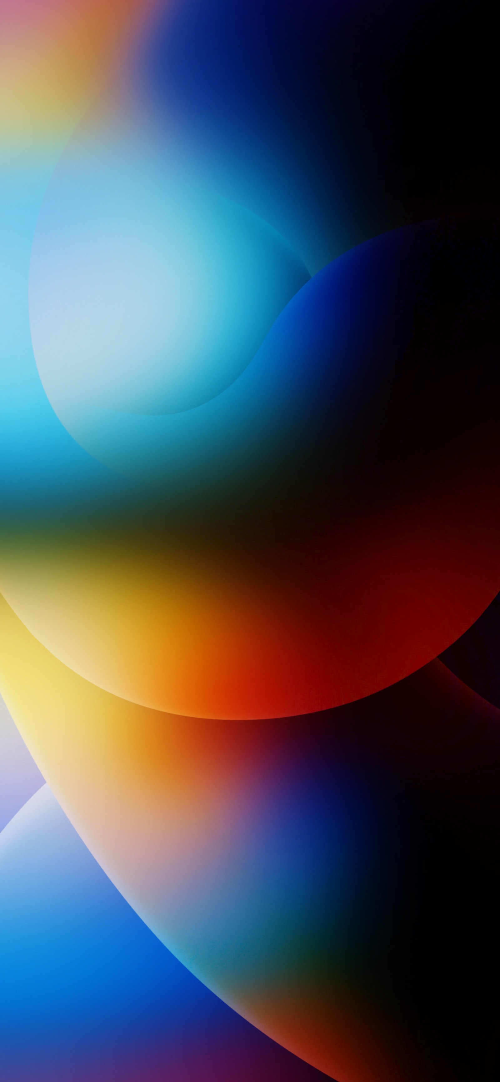 Brightly colored abstract background with a curved design (atmosphere, colorfulness, electric blue, art, circle)