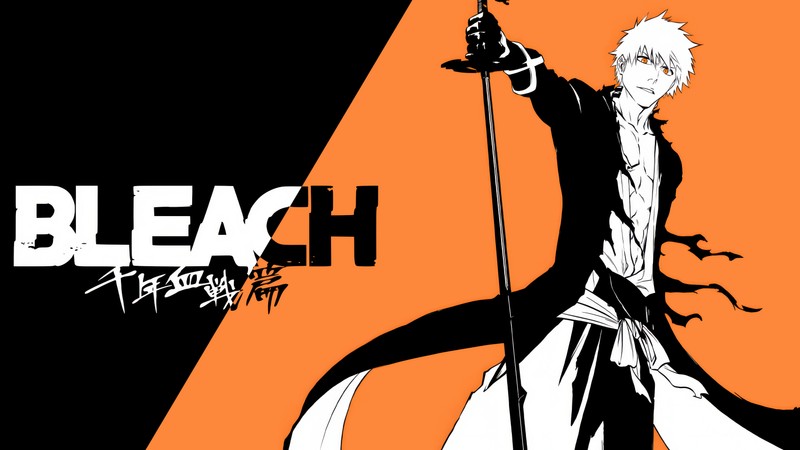 «блич» фильм (блич война кровавой тысячи лет, bleach thousand year blood war, ичиго куросаки, 5k, аниме)