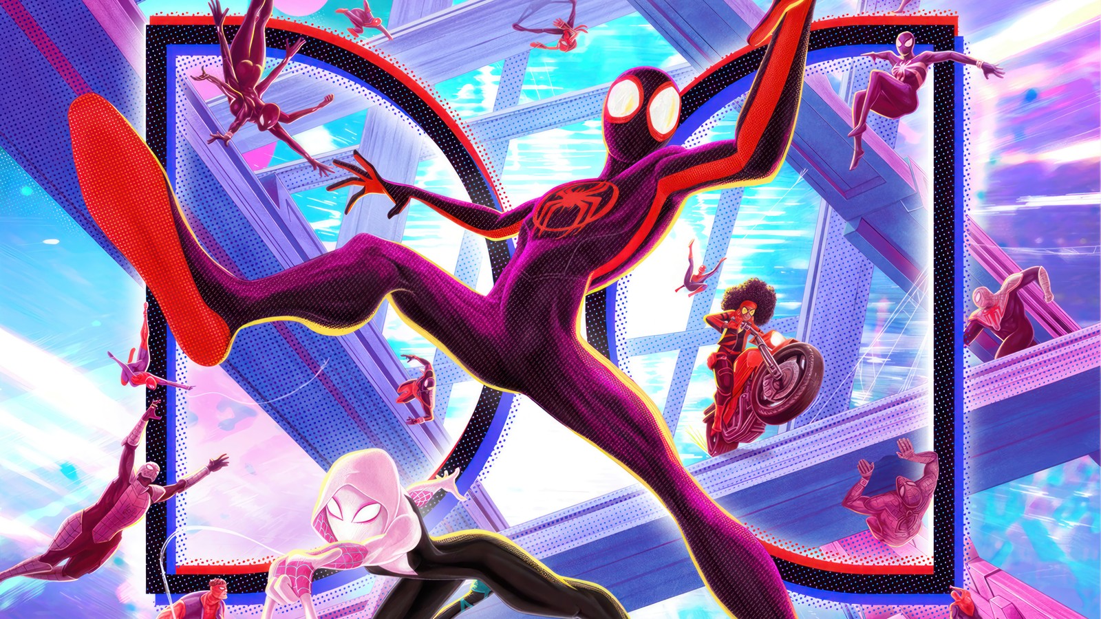 Spider - man into the spider - verse (spider man across the spider verse, movie, spiderman, marvel, miles morales)