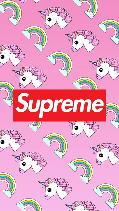 Chill Unicorn Vibes with Supreme Style