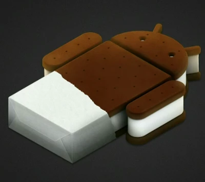 android, droide, sándwich de helado, ics