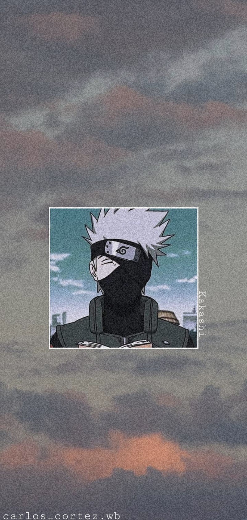 Аниме обои с изображением мужчины в маске (эстетика, аниме, anime, kakashi, naruto)