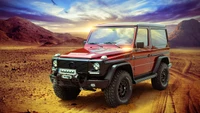 Mercedes-Benz Classe G: Aventura off-road no deserto