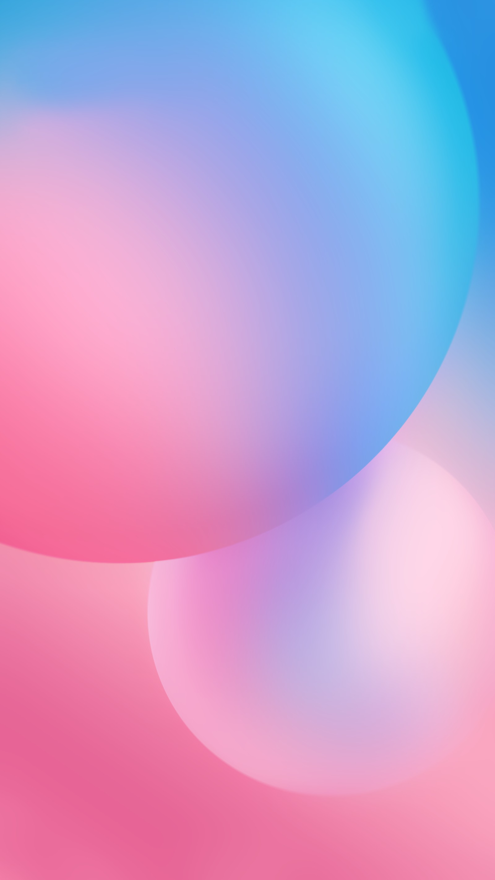 Hay un primer plano de un fondo rosa y azul con un efecto de desenfoque. (miui 9, android, colorido, rosa, magenta)