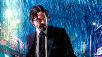 John Wick: A Rain-soaked Avenger in Parabellum