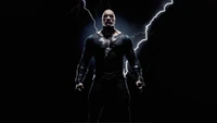 black adam 2022, movie, black adam, dwayne johnson, lightning wallpaper