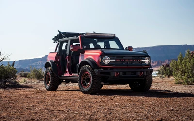 2021 Ford Bronco Outer Banks 4-Türer im Rugged Terrain