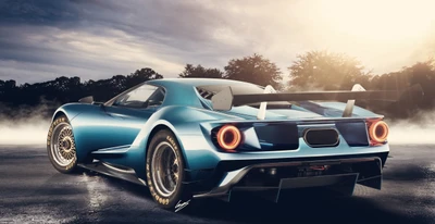 Ford GT : Une supercar frappante en mouvement