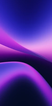 Vibrant Curves of Electric Blue and Violet