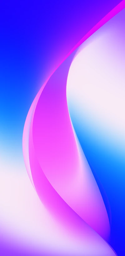 Dynamic Waves of Electric Blue and Magenta Patterns