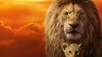 Mufasa e Simba: Um vínculo de força e legado