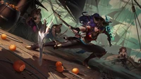 O ousado ataque de Katarina nos docas de Bilgewater