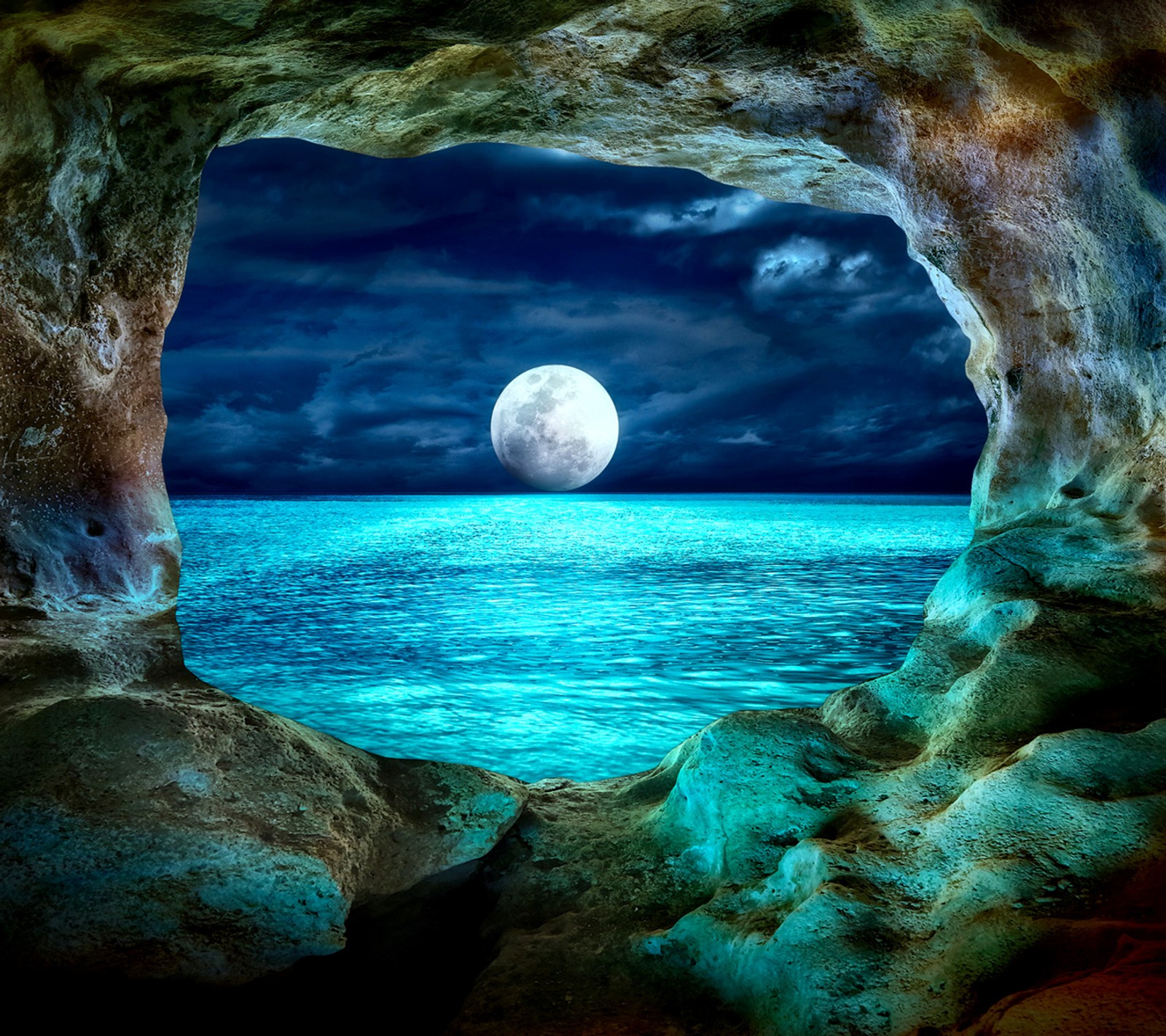 breathtaking, captivating, majestic, moonlight wallpaper